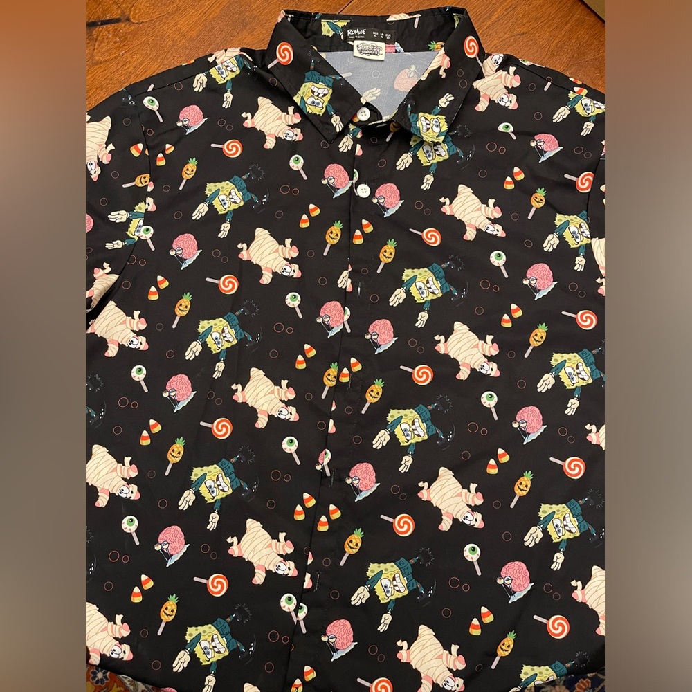SpongeBob Halloween dress shirt
